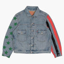 Lágrimas de mezclilla x CPFM 4 de julio Planes de mezclilla chaqueta azul