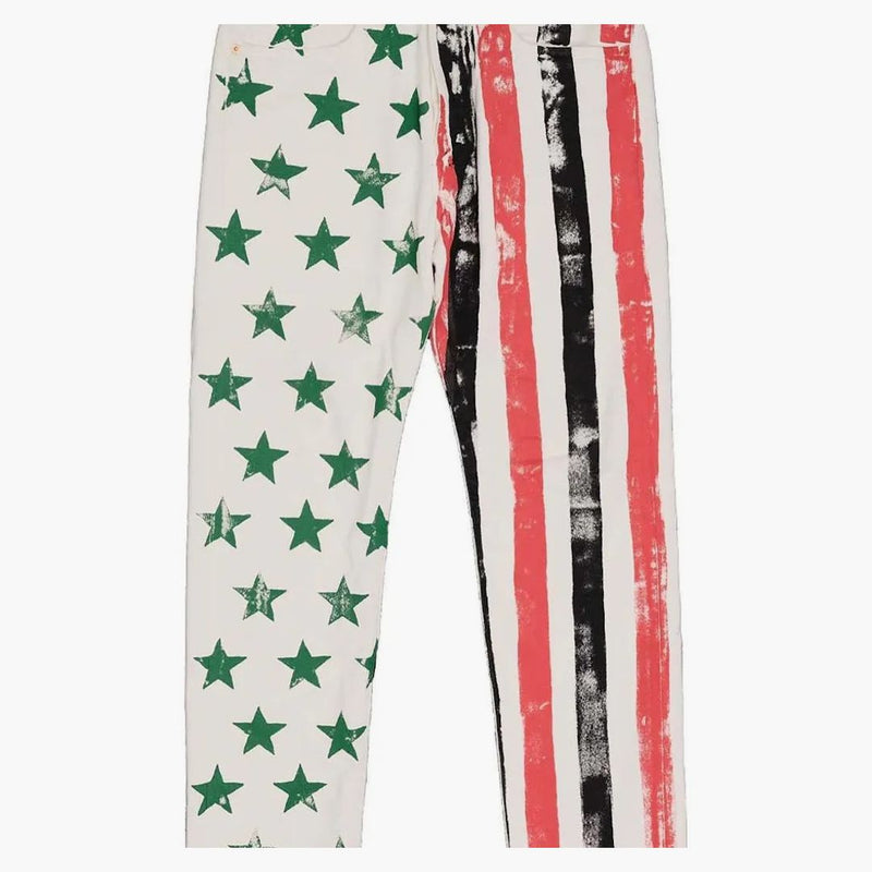 Denim Tears X Cpfm 4th Of July Denim Plant Jeans White