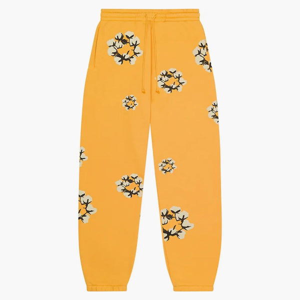 Denim Tears X Cpfm Cactus Tears Wreath Sweatpants Yellow