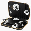 Denim Tears X Comme Des Garcos Cotton Wreath Full Zip Around Wallet Black