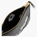 Denim Tears X Comme of the Garcon Cotton Wreat Zip Pouch (4.13 x 5.71 in) Black