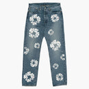 Denim Tears X Levi's 501 Cotton Rhinestone Wreat Jeans Indigo