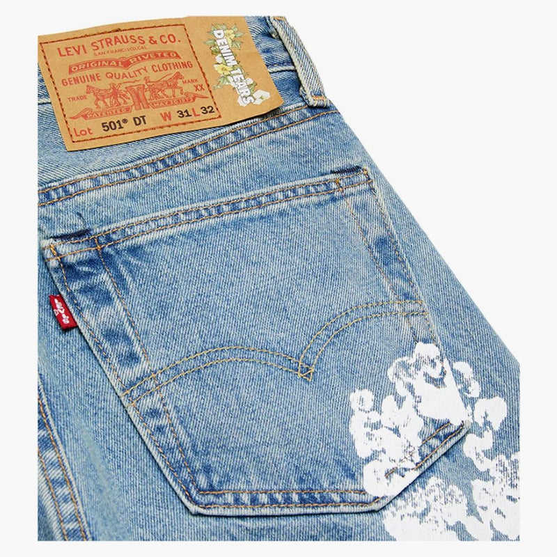 Denim slzy x Levi's Cotton Wreat Jean Light Wash