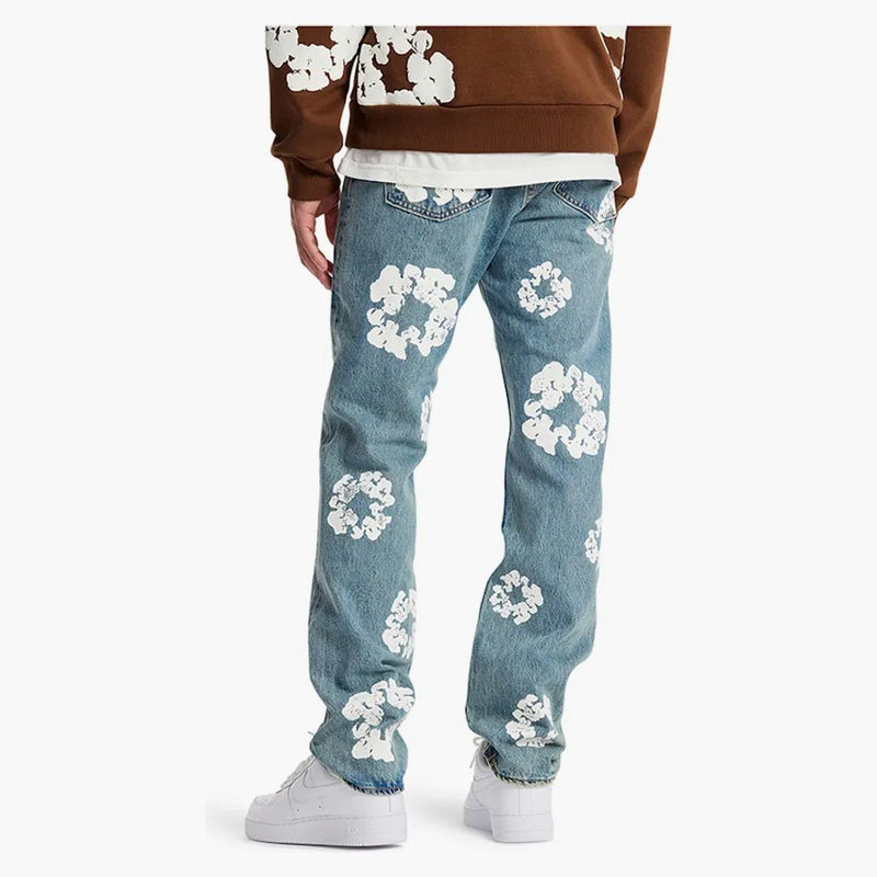 Denim slzy x Levi's Cotton Wreat Jean Light Wash