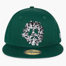 Denim Tears X New era Peace 59fifty Fitted has Green
