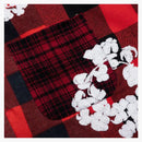 Lágrimas de mezclilla x Verificación l/s camiseta rojo