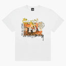 Lágrimas de mezclilla x Stussy Annie Lee Artist Tee White