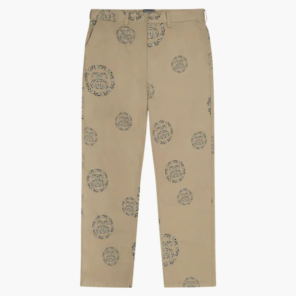 Džínovina slzy x Stussy Double S Wreat Chino Pant Khaki Brown