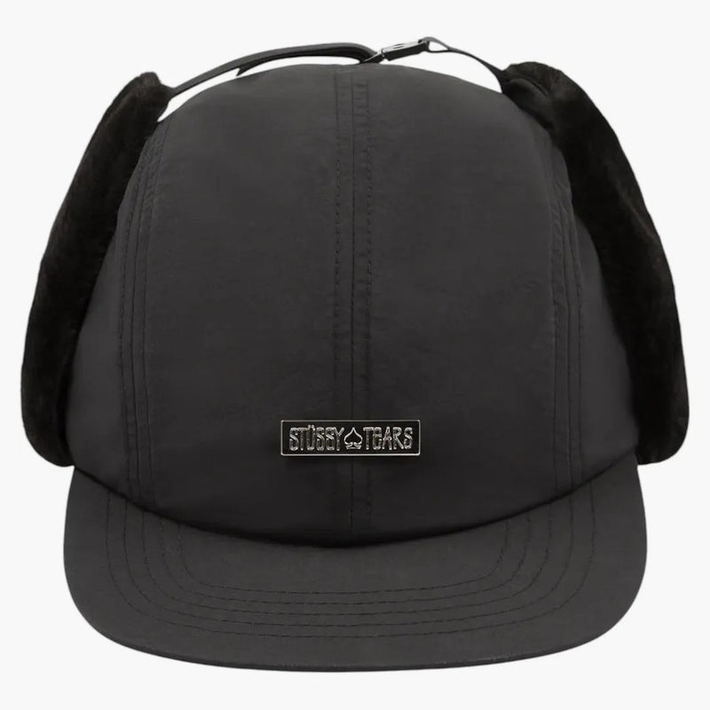 Denim Tears X Stussy Elmer Earflap Cap Black