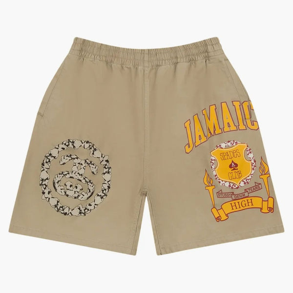 Džínovina slzy x Stussy Jamajka High Khaki krátce hnědá
