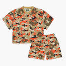 Denim Tears Camo Cotton Wreath Mesh Football Set Brown