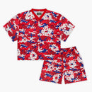 Denim Tears Camo Cotton Wreath Mesh Football Set Red