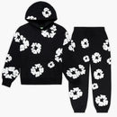 Denim Tears The Cotton Wreath Tracksuit Set Black