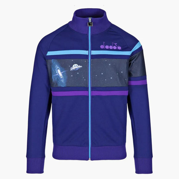 Diadora X Rick e Morty Intergalattic Track Jacket Blue/Mint Blue