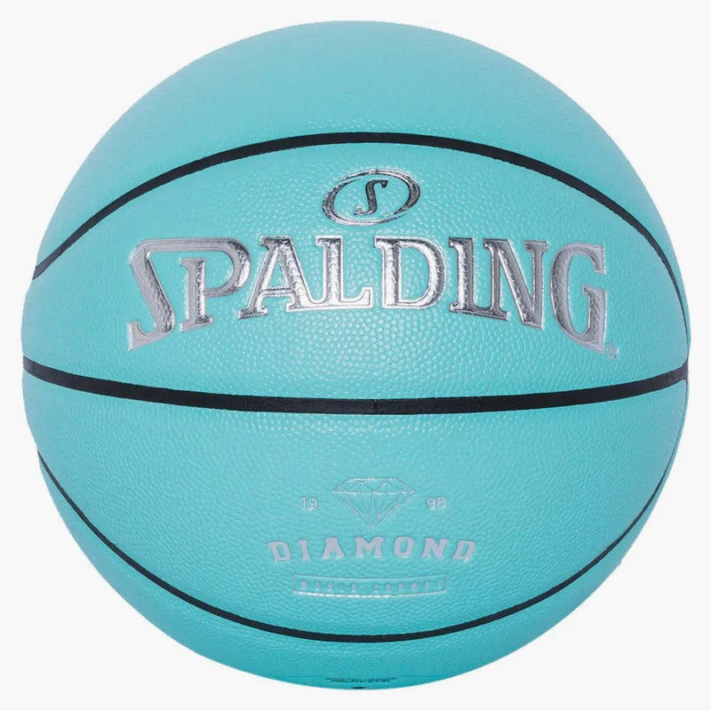 Diamond Supply Co. Spalding basketljusblå/silver/svart