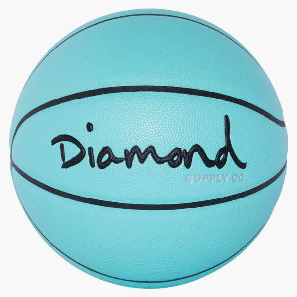 Diamond Supply Co. Spalding basketljusblå/silver/svart