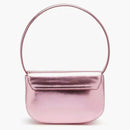Diesel 1DR Shoulder Bag Mirrored Leather Pink