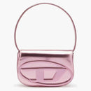 Diesel 1DR Shoulder Bag Mirrored Leather Pink