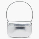 Diesel 1DR Shoulder Bag Mirrored Leather Silver