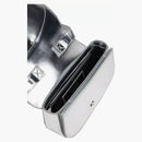 Diesel 1DR Shoulder Bag Mirrored Leather Silver