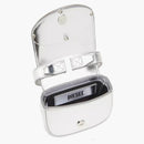 Diesel 1DR XS Mini Bag with Plaque Silver