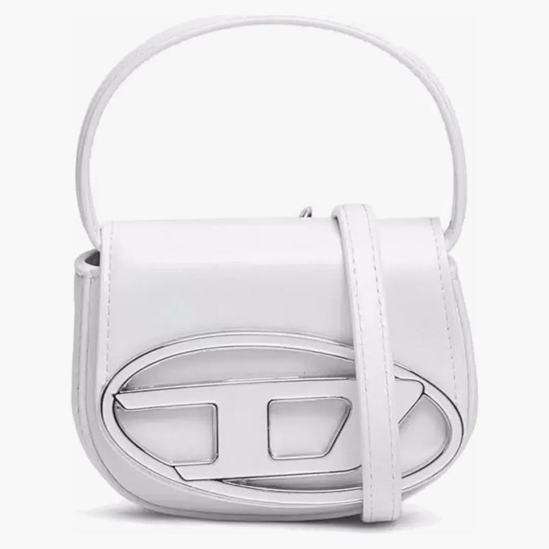 Diesel 1dr Xs Mini Bag With D Plaque White