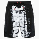 Diesel BMBX-Powel-47.5 Board Shorts with Blotchy Logo Black