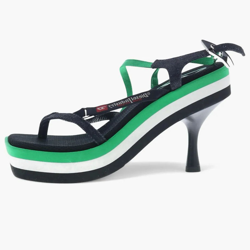 Diesel D-haway Heeled Sandals Black (women's)