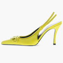 Diesel D-venus Slingback Heels Black Yellow (women's)