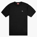 Koszulka z diesel owalna d patch czarna