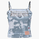 Diesel Printed Strappy Top Blue