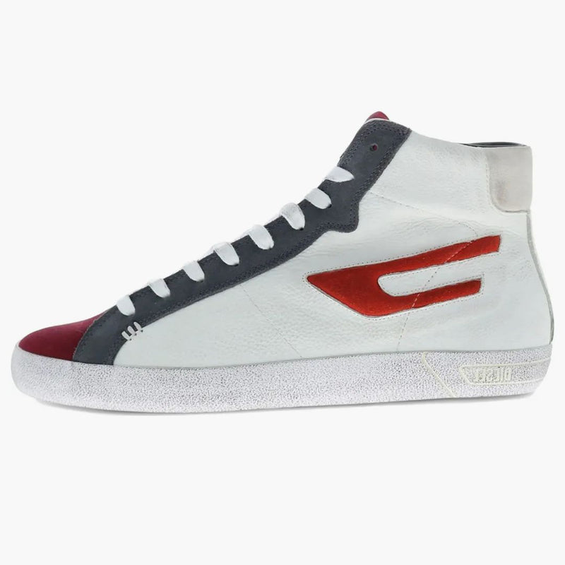 Diesel S-Leroeji Mid White Rabarber Red