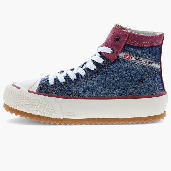Diesel S-rincipia mitten av indigo rabarber