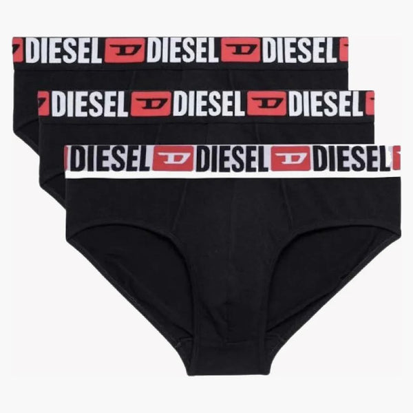 Brief di brief di colore solido diesel ombr-andrethreepack (3 pacchetti)