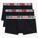 Diesel Umbx Damien All Over Logo Waist Boxers (3 Pack) Black/Blue/Red