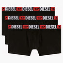 Diesel Umbx Damien All Over Logo Waist Boxers (3 Pack) Black