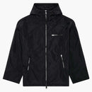 Diesel W-Henness Nylon Jacket with Piped Oval D Logo Black