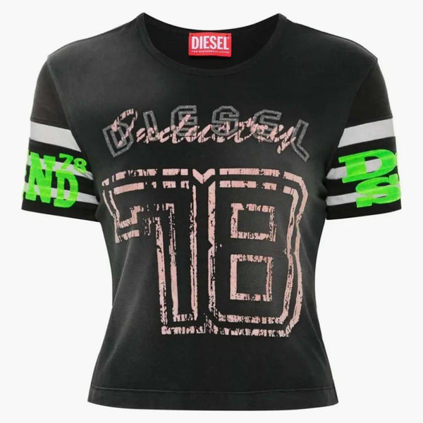 T-shirt Diesel (W) T-Uncusl Black