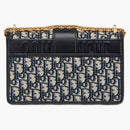 Dior 30 MontAigne Chain Bag Dior Oblique Jacquard Blue