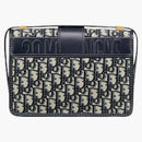 Dior 30 MontAigne Shoulder Bag Dior Oblique Jacquard Blue