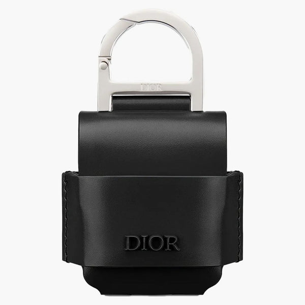 Dior Airpods Case Calfskin Black