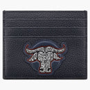 Dior And Shawn Flat Card Holder Navy