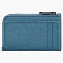 Dior And Shawn Zipped Card Holder (3 Card Slot) Blue