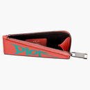Dior And Shawn Zipped Card Holder (3 Card Slot) Coral