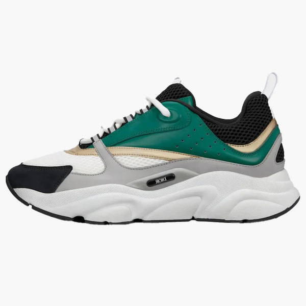 Dior B22 White Green Calfskin