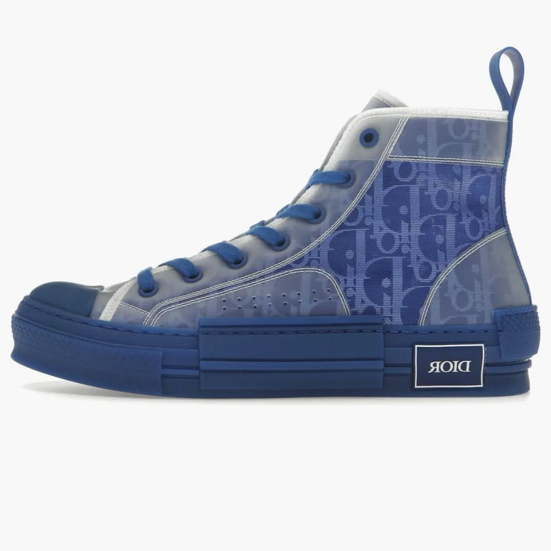 Dior B23 High Top Blue Dior Oblique Canvas