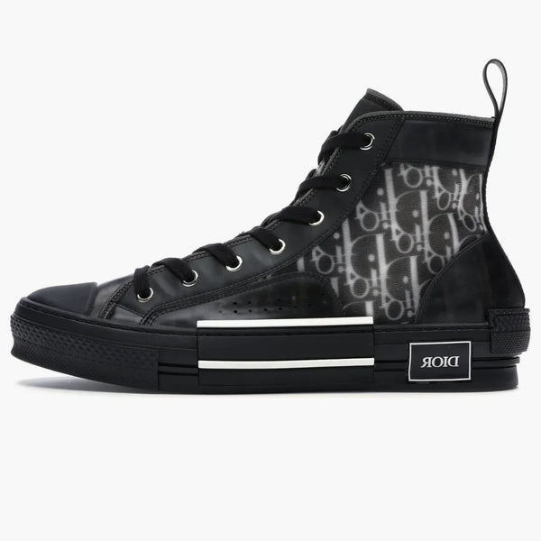 Dior B23 High Top Canvas Dyque Black