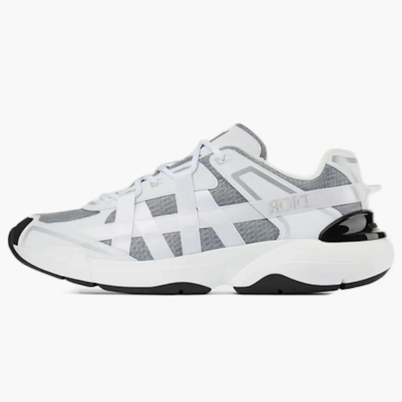Dior B24 Runtek Grey White Nylon