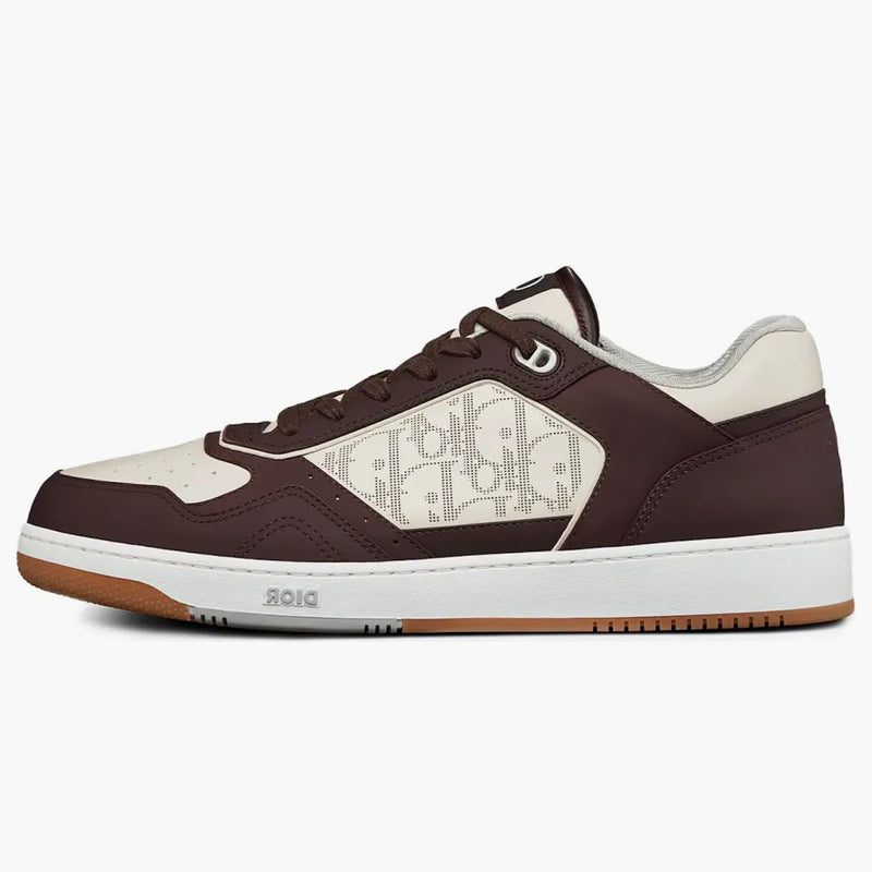 Dior B27 Low Brown White Oblique Leather