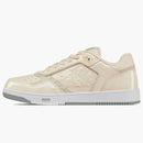 Dior B27 Low Cream Patent Dior Oblique Gravity Embbossed